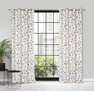 ZASŁONA GOTOWA KRISTAL 140 X 250 CM BIAŁY