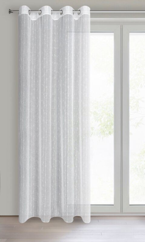 FIRANA GOTOWA BECKY 140 X 250 CM BIAŁY