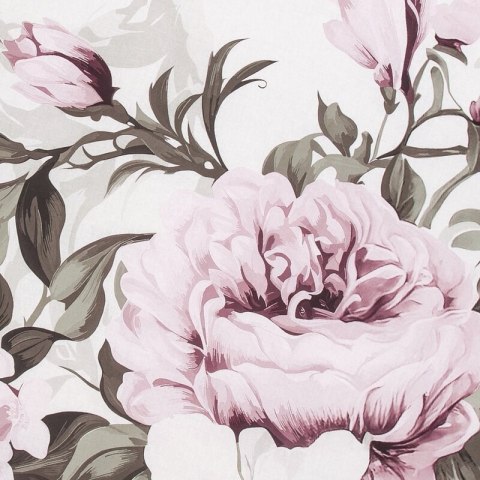 KOMPLET POŚCIELI BAWEŁNIANEJ PEONY 140 X 200 CM WRZOSOWY