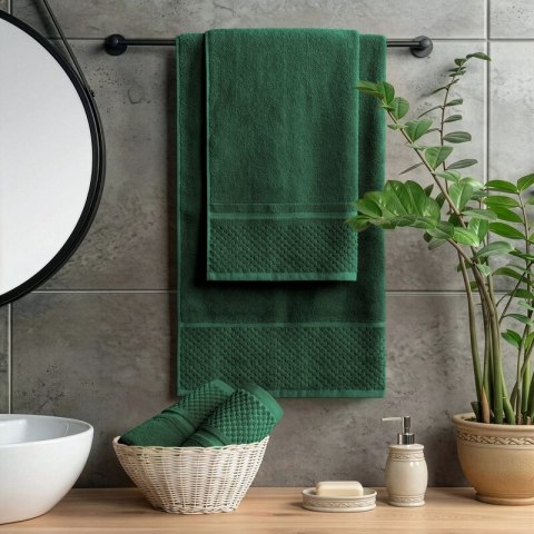 RĘCZNIK IBIZA (06) 50 X 90 CM BUTELKOWY ZIELONY