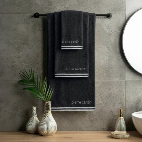 RĘCZNIK PIERRE CARDIN ROCCO 50 X 90 CM CZARNY