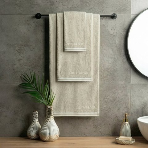 RĘCZNIK PIERRE CARDIN ROCCO 70 X 140 CM BEŻOWY