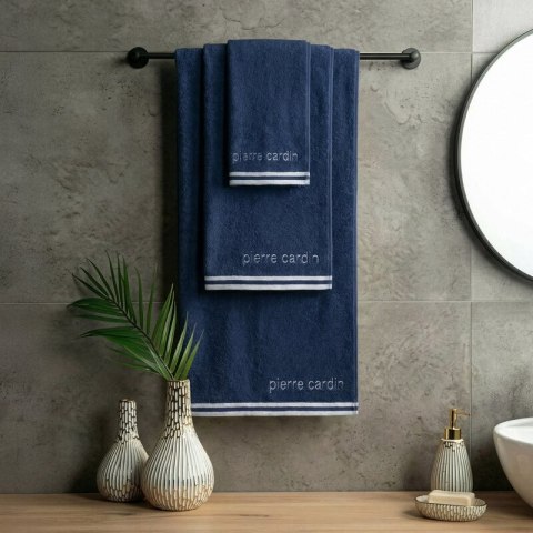 RĘCZNIK PIERRE CARDIN ROCCO 70 X 140 CM GRANATOWY