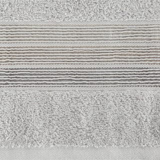 RĘCZNIK VERANO (02) 50 X 90 CM SREBRNY