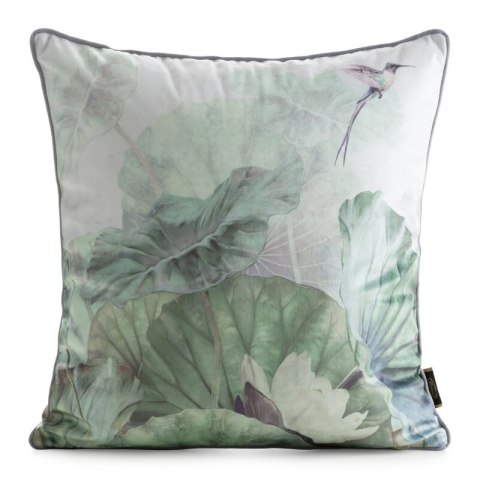 POSZEWKA SI/PO/VELVET/194 45X45 ZIE+SRE/PIPING