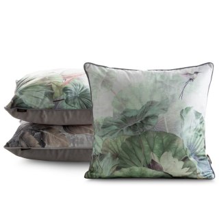 POSZEWKA SI/PO/VELVET/194 45X45 ZIE+SRE/PIPING