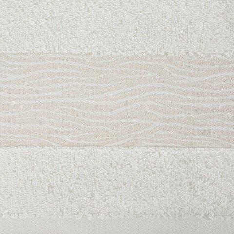 RĘCZNIK AMBER (01) 70 X 140 CM KREMOWY