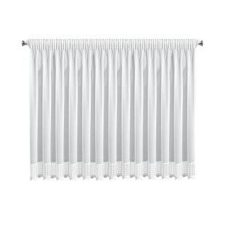FIRANA GOTOWA KATRINA NA TAŚMIE 350 X 150 CM BIAŁY