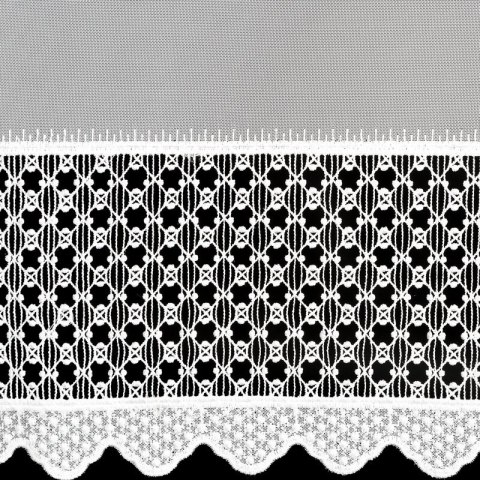FIRANA GOTOWA KATRINA NA TAŚMIE 350 X 150 CM BIAŁY