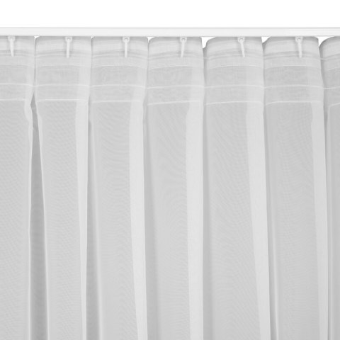 FIRANA GOTOWA SIMONE NA TAŚMIE 140 X 300 CM BIAŁY