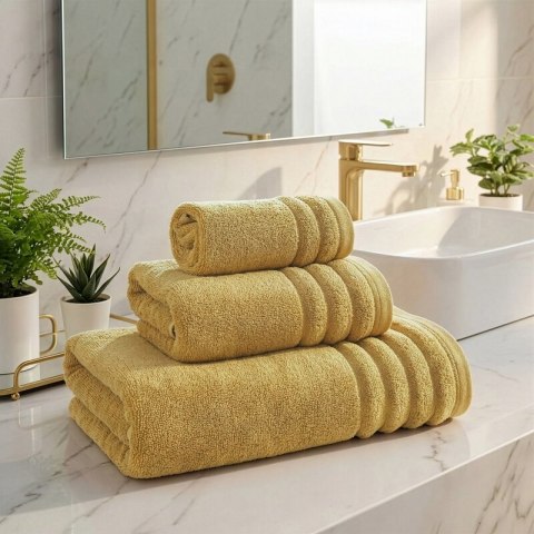 RĘCZNIK NADINE (07) 50 X 90 CM MUSZTARDOWY