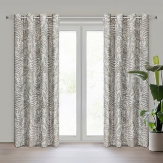 ZASŁONA SI/Z/LUNA/B+BEŻ 140X250 PRZEL