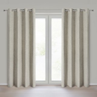 ZASŁONA GOTOWA LINDA 140 X 250 CM CIEMNOBEŻOWY