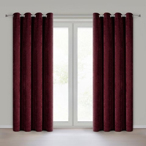 ZASŁONA GOTOWA VANI 140 X 250 CM BORDOWY