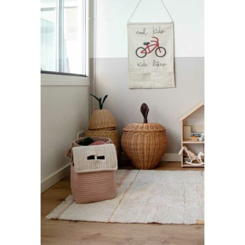 Kosz Domek Vintage Nude Eco-City 22x22x34 cm Lorena Canals Kosz Domek Vintage Nude Eco-City 22x22x34 cm Lorena Canals