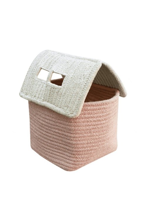 Kosz Domek Vintage Nude Eco-City 22x22x34 cm Lorena Canals Kosz Domek Vintage Nude Eco-City 22x22x34 cm Lorena Canals