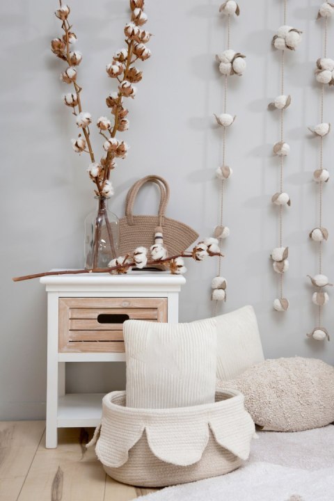 Lorena Canals Kosz dekoracyjny Cistell Linen Smalll Lorena Canals Kosz dekoracyjny Cistell Linen Smalll