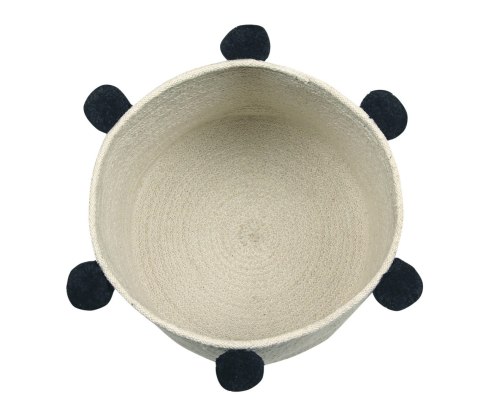 Lorena Canals Kosz dekoracyjny Natural Black Lorena Canals Kosz dekoracyjny Natural Black