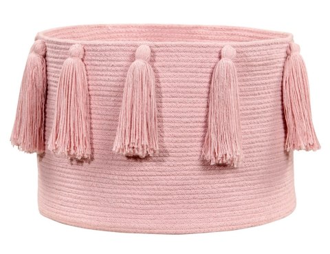 Lorena Canals Kosz dekoracyjny Tassels Pink Lorena Canals Kosz dekoracyjny Tassels Pink