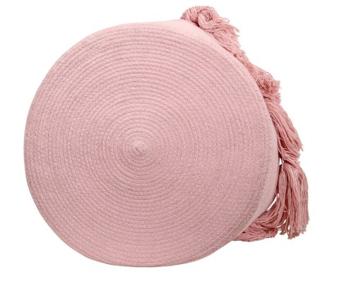 Lorena Canals Kosz dekoracyjny Tassels Pink Lorena Canals Kosz dekoracyjny Tassels Pink