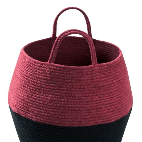 Lorena Canals Kosz dekoracyjny Zoco Black/Aubergine Lorena Canals Kosz dekoracyjny Zoco Black/Aubergine