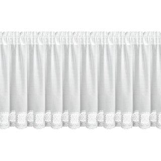 FIRANA GOTOWA LILA NA TAŚMIE 150 X 40 CM BIAŁY