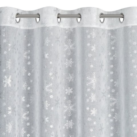 FIRANA ŚWIATECZNA SNOW 140 X 250 CM BIAŁY