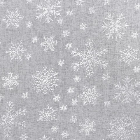 FIRANA ŚWIATECZNA SNOW 140 X 250 CM BIAŁY