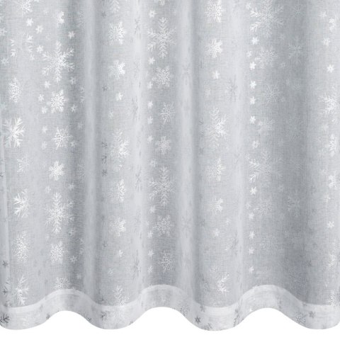 FIRANA ŚWIATECZNA SNOW 140 X 250 CM BIAŁY