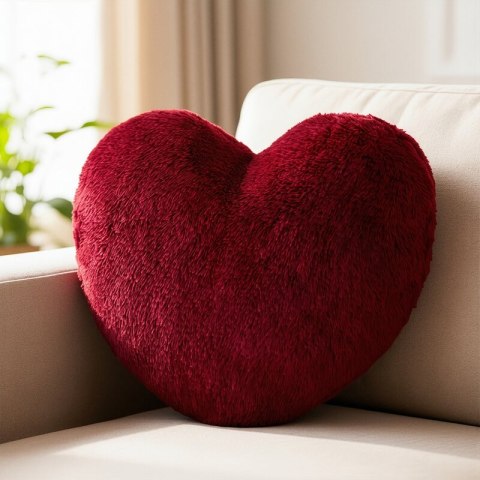 POSZEWKA HEART 45 X 45 CM CZERWONY