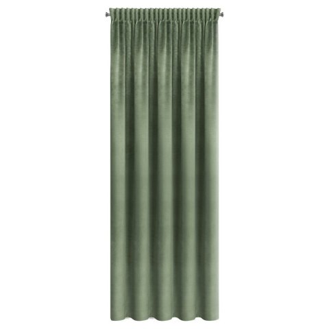 ZASŁONA GOTOWA D91 ROSA NA TAŚMIE 135 X 300 CM OLIWKOWY