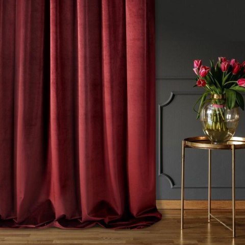 ZASŁONA GOTOWA VILLA 140 X 250 CM CIEMNOBORDOWY