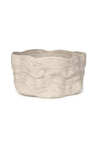 Kosz Duży Bawełniany Stonewashed Wide Natural
