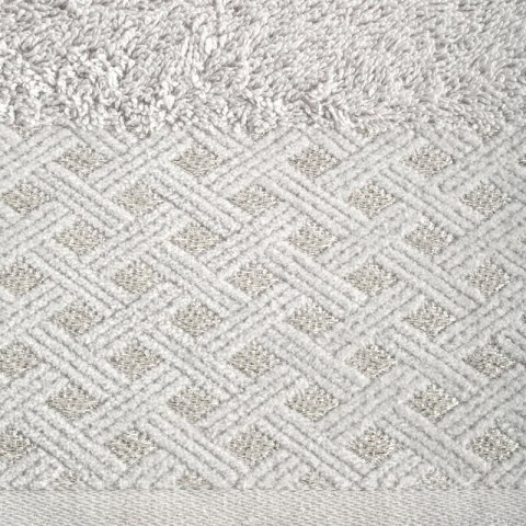 RĘCZNIK LUIZA (04) 50 X 90 CM SREBRNY