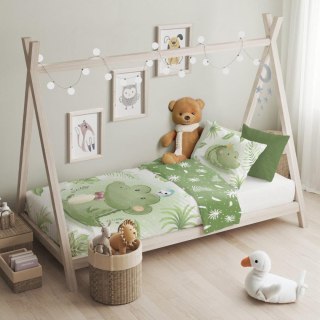 Pościel bawełna 100x135 + 40x60 Krokodyl