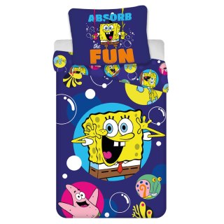Pościel bawełna 100x135 + 40x60 SpongeBob