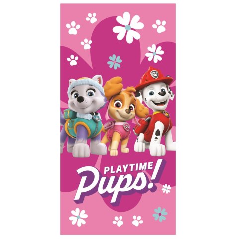 Ręcznik bawełniany 70x140 Paw Patrol trio róż Ręcznik bawełniany 70x140 Paw Patrol trio róż