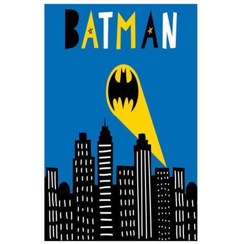 Ręcznik przedszkolny dla dziecka 30x50 Batman Ręcznik przedszkolny dla dziecka 30x50 Batman