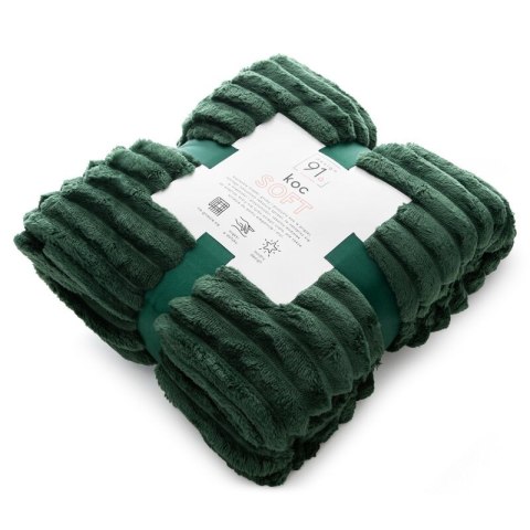 KOC D91 SOFT 170 X 210 CM CIEMNOZIELONY KOC D91 SOFT 170 X 210 CM CIEMNOZIELONY