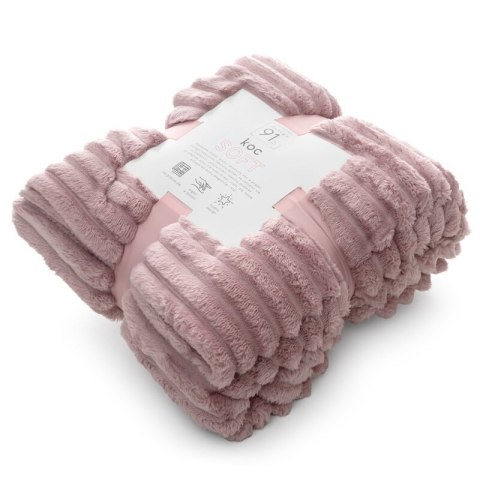 KOC D91 SOFT 200 X 220 CM PUDROWY RÓŻ