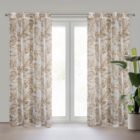 ZASŁONA GOTOWA LAYLA 140 X 250 CM BEŻOWY ZASŁONA GOTOWA LAYLA 140 X 250 CM BEŻOWY