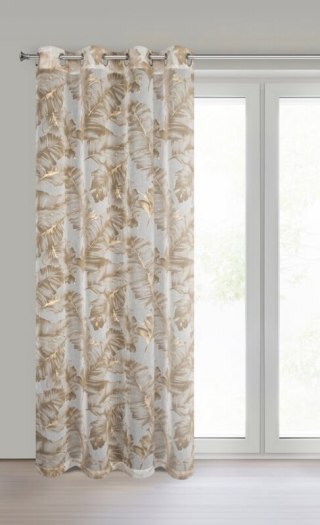 ZASŁONA GOTOWA LAYLA 140 X 250 CM BEŻOWY