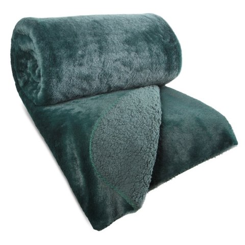 NARZUTA NINA 170 X 210 CM CIEMNOZIELONY NARZUTA NINA 170 X 210 CM CIEMNOZIELONY