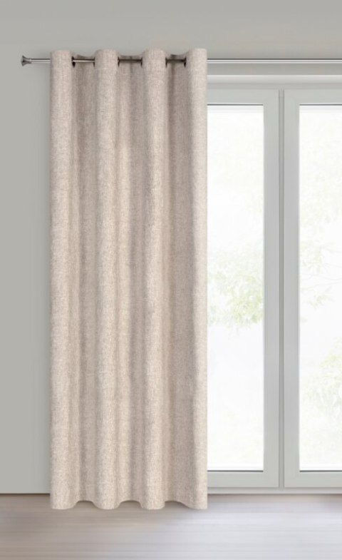 ZASŁONA GOTOWA ADELINA 140 X 250 CM BEŻOWY ZASŁONA GOTOWA ADELINA 140 X 250 CM BEŻOWY