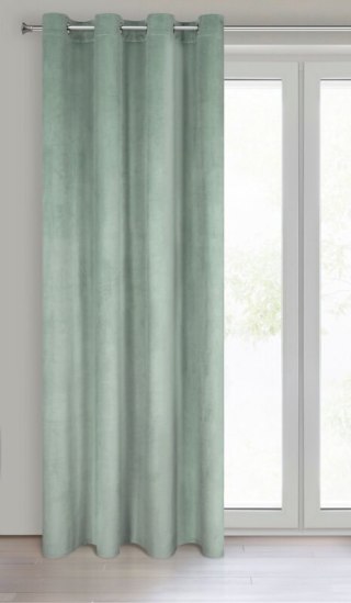 ZASŁONA GOTOWA D91 ROSA 140 X 250 CM JASNOMIĘTOWY