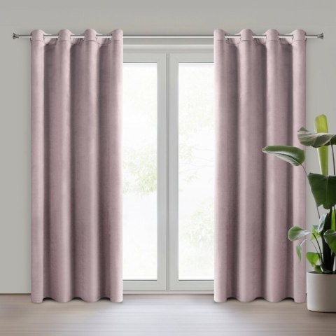 ZASŁONA GOTOWA D91 ROSA 140 X 250 CM PUDROWY RÓŻ ZASŁONA GOTOWA D91 ROSA 140 X 250 CM PUDROWY RÓŻ