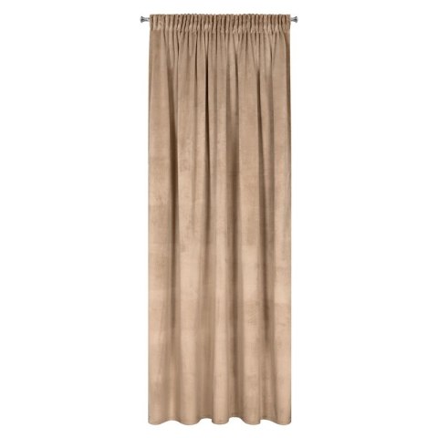 ZASŁONA GOTOWA D91 ROSA NA TAŚMIE 140 X 270 CM CIEMNOBEŻOWY ZASŁONA GOTOWA D91 ROSA NA TAŚMIE 140 X 270 CM CIEMNOBEŻOWY