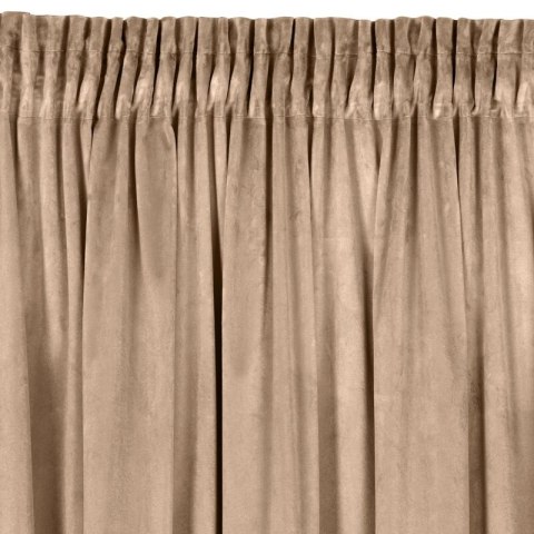 ZASŁONA GOTOWA D91 ROSA NA TAŚMIE 140 X 270 CM CIEMNOBEŻOWY ZASŁONA GOTOWA D91 ROSA NA TAŚMIE 140 X 270 CM CIEMNOBEŻOWY