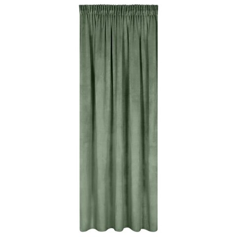 ZASŁONA GOTOWA D91 ROSA NA TAŚMIE 140 X 270 CM CIEMNOMIĘTOWY ZASŁONA GOTOWA D91 ROSA NA TAŚMIE 140 X 270 CM CIEMNOMIĘTOWY