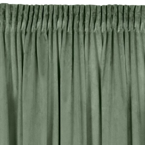 ZASŁONA GOTOWA D91 ROSA NA TAŚMIE 140 X 270 CM CIEMNOMIĘTOWY ZASŁONA GOTOWA D91 ROSA NA TAŚMIE 140 X 270 CM CIEMNOMIĘTOWY